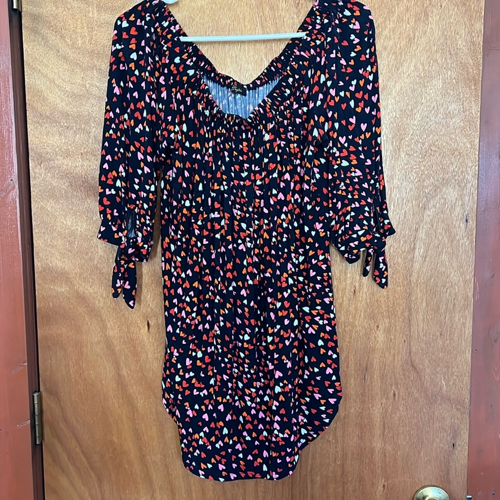 Cupio 3/4 sleeve off shoulder light top